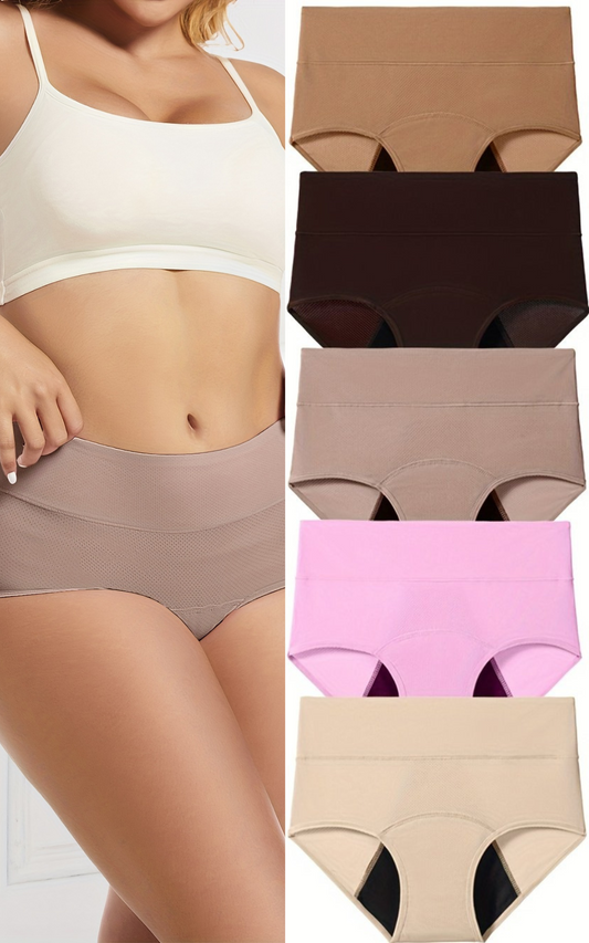 5 paquets de culottes menstruelles élégantes