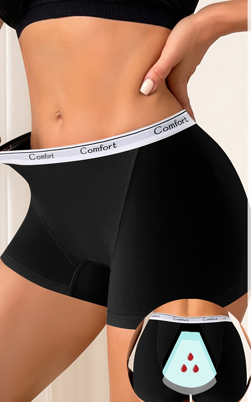 Culotte menstruelle Comfort lot de 3 pièces