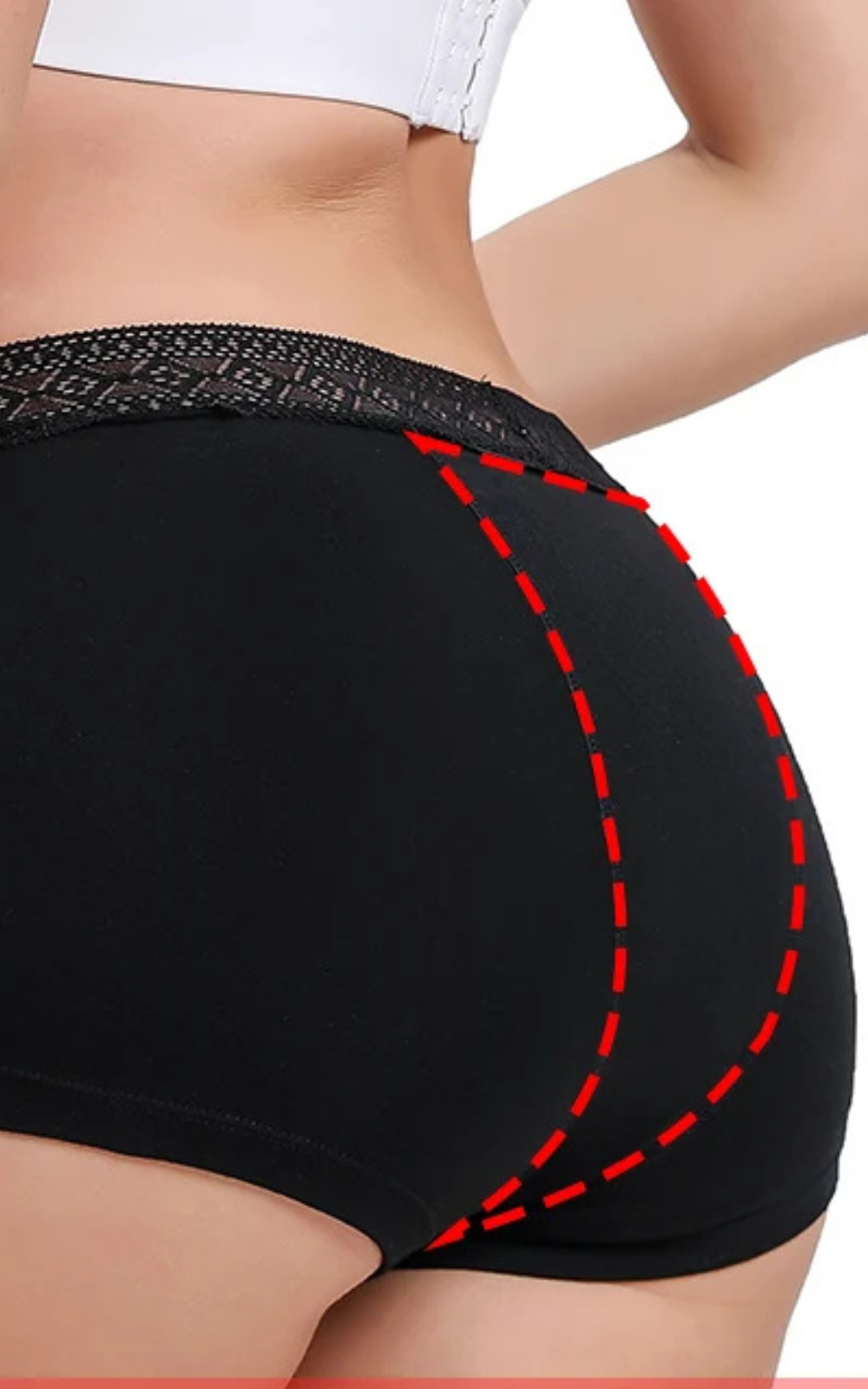 Culotte menstruelle boxer gros flux 7 pièces