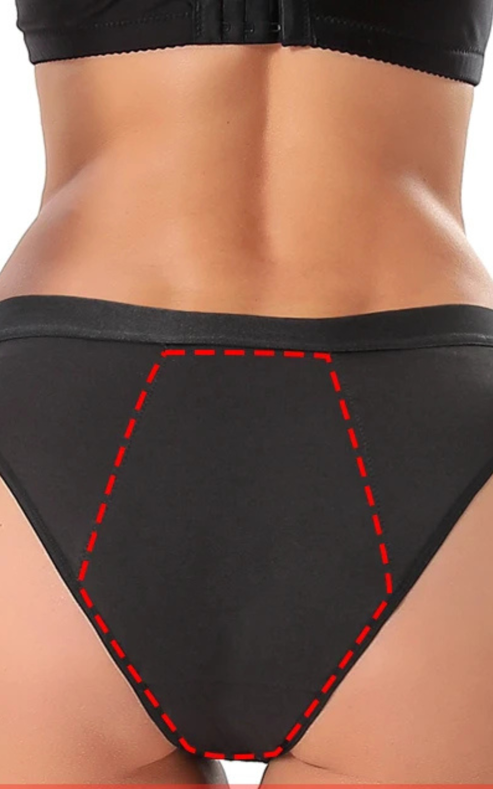 Culotte menstruelle détachable lot de 2 pièces