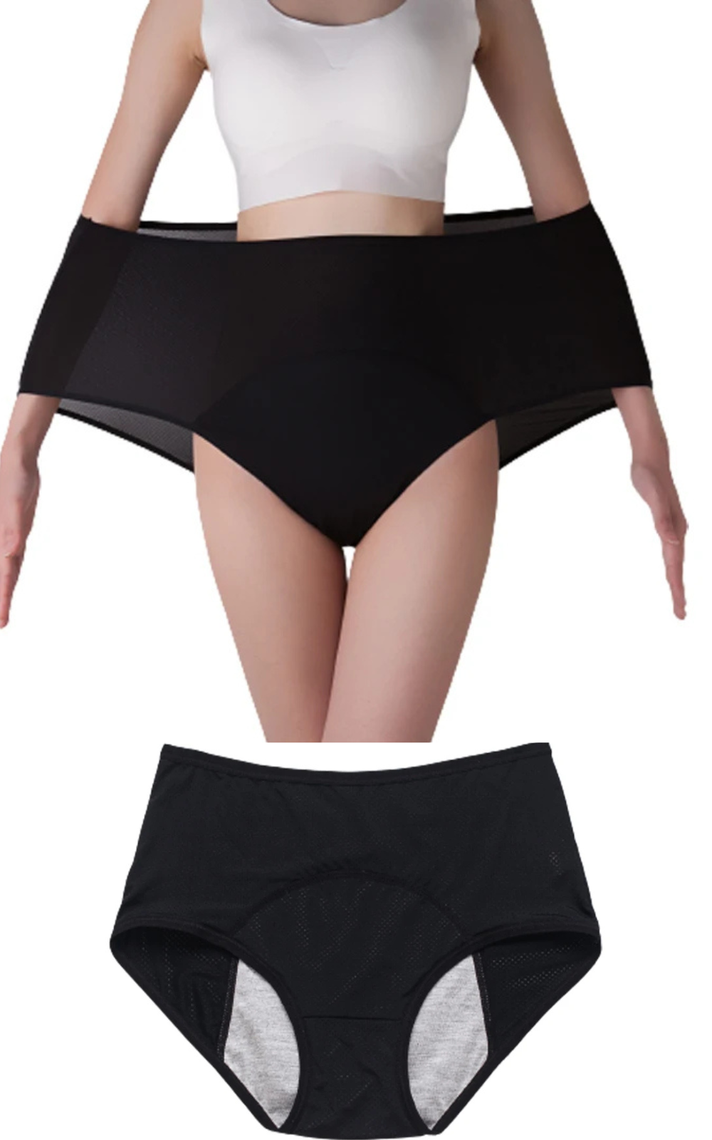 Culotte menstruelle grande taille flux abondant