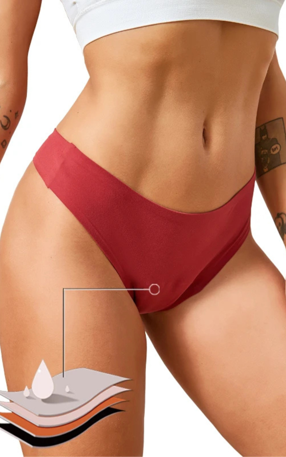 Culotte menstruelle invisible