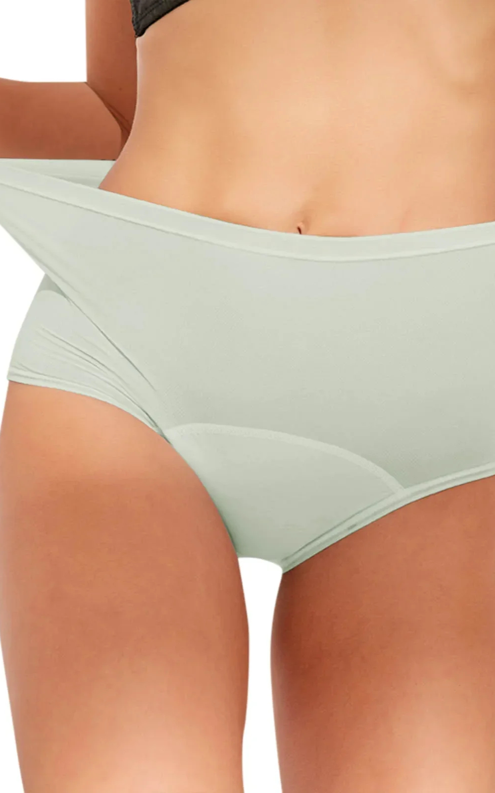 Culotte menstruelle pour fuite urinaire modèle #MENTHE