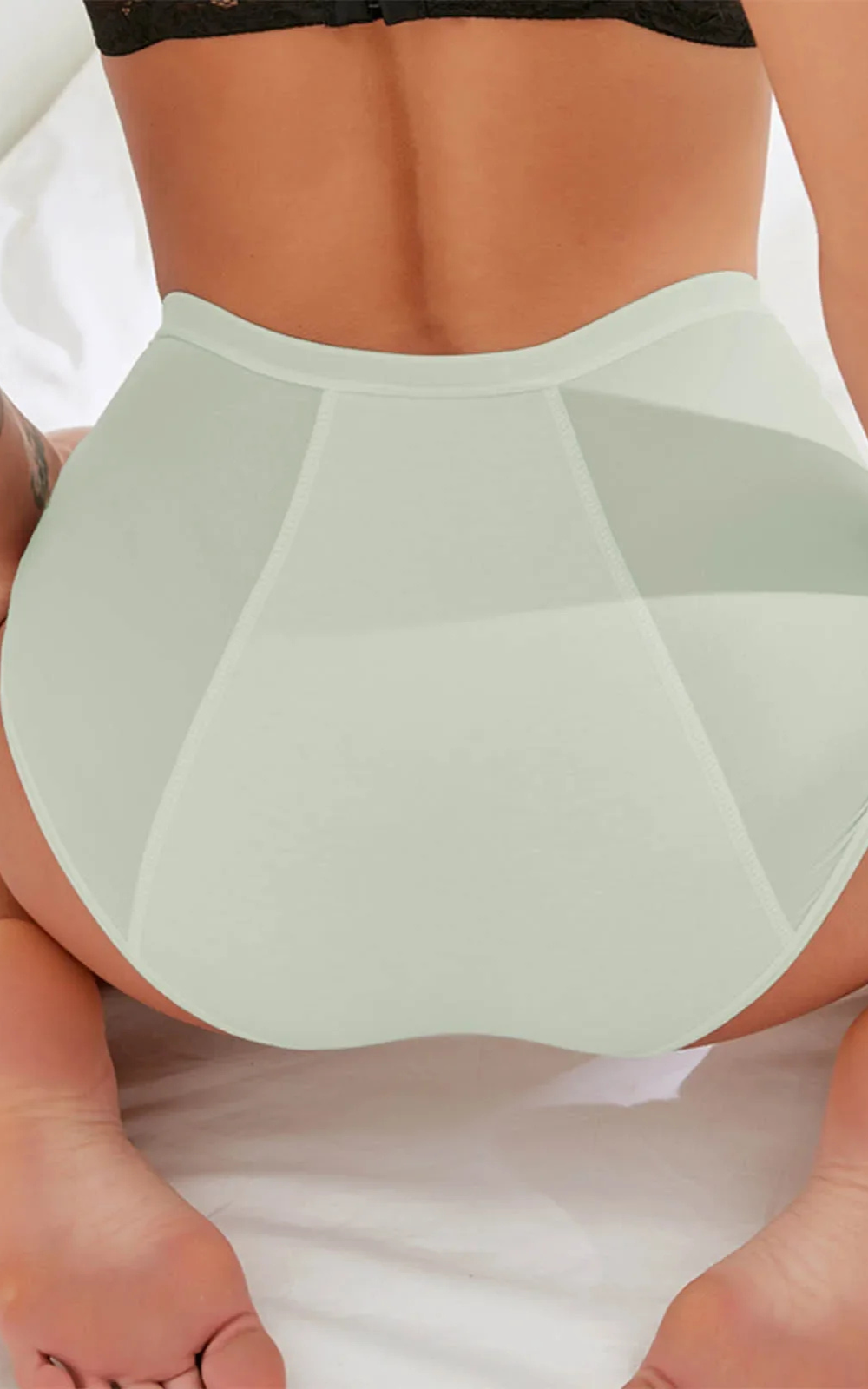 Culotte menstruelle pour fuite urinaire modèle #MENTHE