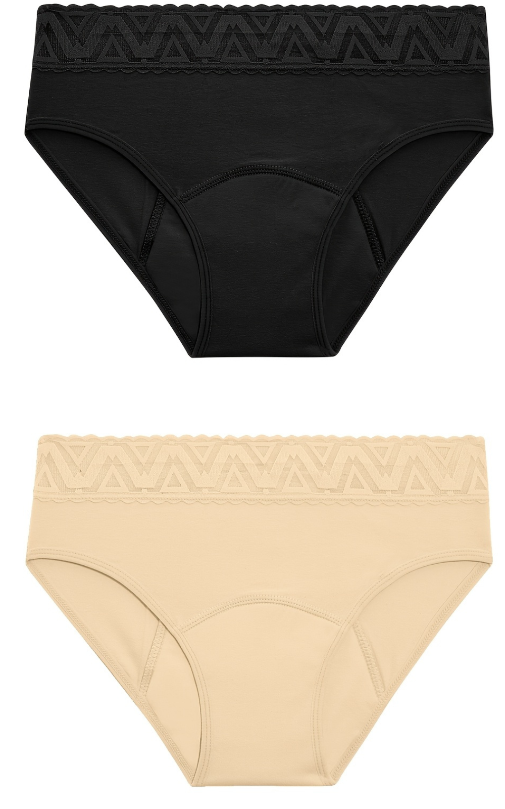 culotte menstruelle femme lot de 2 pièces