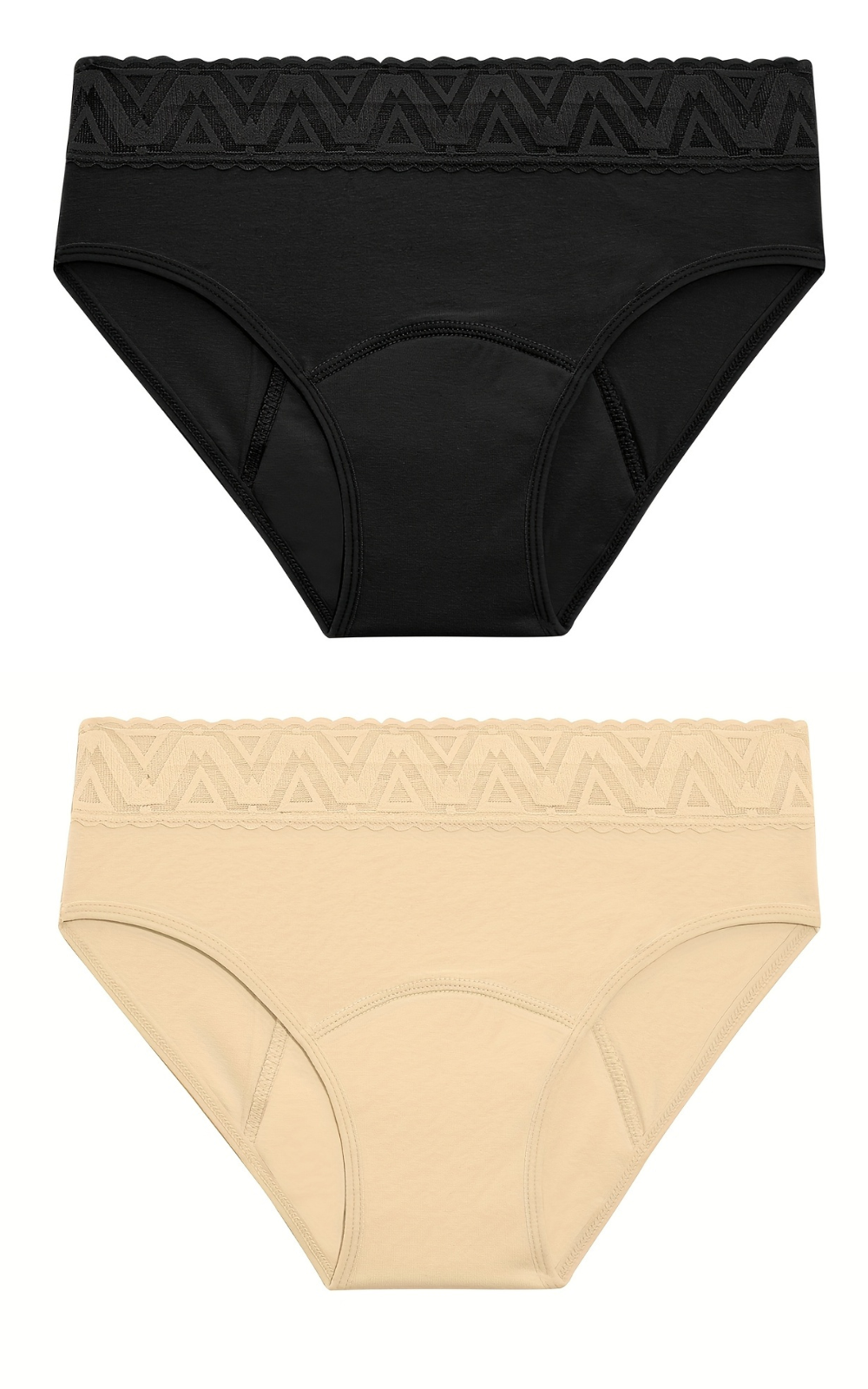 culotte menstruelle femme lot de 2 pièces